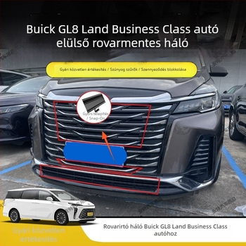 ABS anyagú szúnyogháló Buick GL8-hoz, csattos felszerelés, porvédett