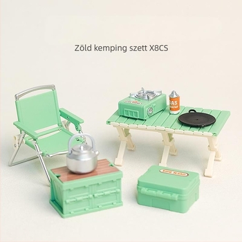 Babaházhoz tervezett szimulált kültéri felszerelés — műanyag miniatűrök • termékkód 012-25b • 7–14 éves korosztálynak