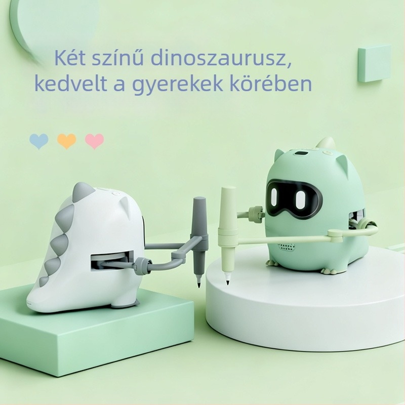 Gyerekeknek szóló festő robot – interaktív oktató játék a korai tanuláshoz, zene és beszéd, érzelmi interakció, 4–6 éveseknek