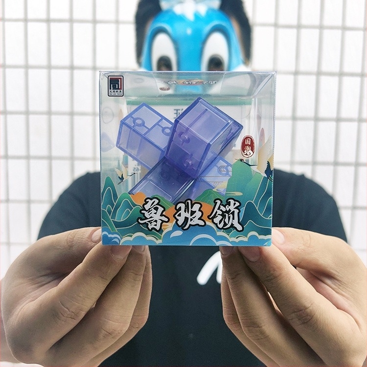 Luban Lock Kongming puzzle készlet – kreatív összeszerelés/szétszerelés oktató játék gyerekeknek 4–6 éveseknek. Modell Ali-842240406159