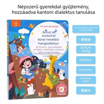 Leleyu Háromnyelvű Beszélő Olvasó Toll — Felvétel, Újratölthető, Hang- és Fény Proj., Memória Nélkül, Gyerekek 4–6 Éveseknek