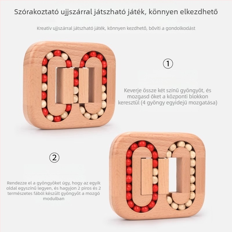Fából készült Luban záras logikai puzzle – oktató agymunka és stresszoldó játék; anyag: fa; kategória: Luban lock; márka: Danichite; 7–14 éveseknek