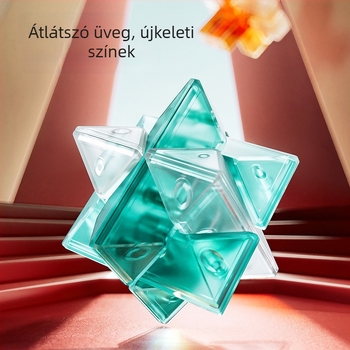 Kongming Lock gyerekeknek - kezdő szintű puzzle, műanyag építőelemek, fejleszti a finommotorikát, 4–6 éveseknek