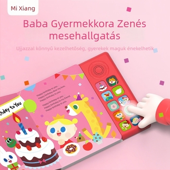 Korai nevelés mesemaszina zenével és beszéddel — ABS anyag, száraz elemű tápegység, 4–6 éveseknek alkalmas, Touch Fox