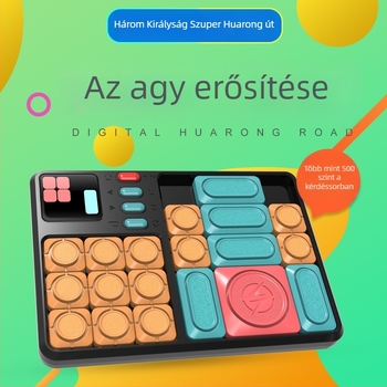 Három Királyság témájú mágneses elektronikus csúszó puzzle – kilenc négyzetes rács, műanyag, logó testreszabás, 7–14 évesek
