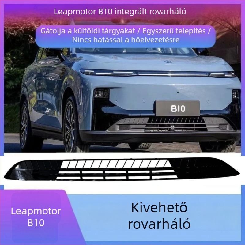 Leapmotor B10 rovarháló a levegő-beömlő nyílás védelmére, víztartály védelem, gyors csattal történő felszerelés