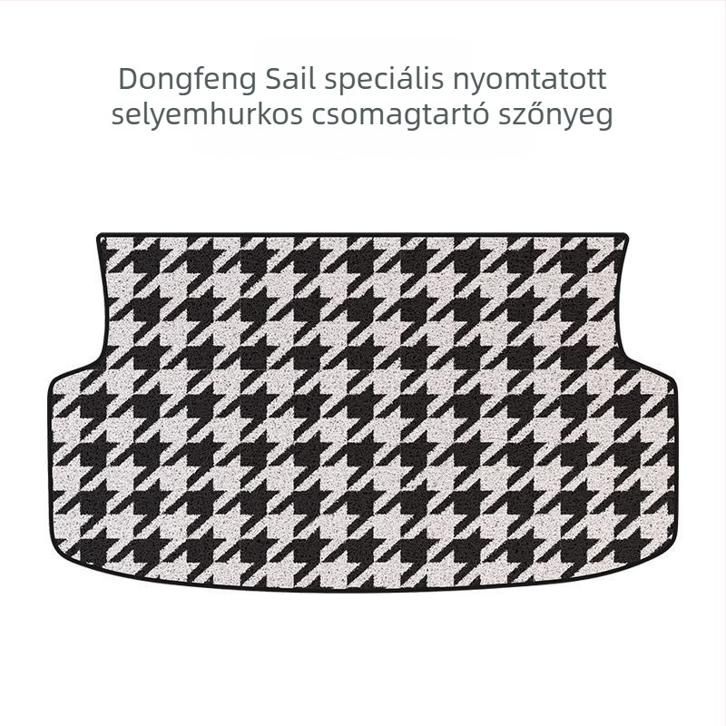 BYD Seagull csomagtartó-matt – aranyos cartoon dizájn selyem kontúrral, hátsó csomagtartó szőnyeg, Szabadság és Vitalitás kiadás