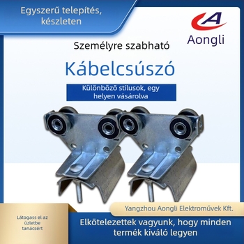 Angli galvanizált C-típusú csúszóléc, modell C30, Q235 acél