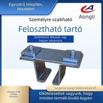 Angli galvanizált C-típusú csúszóléc, modell C30, Q235 acél
