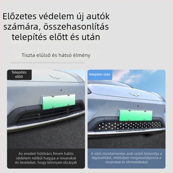 Wuling Bingo S-hez készült autórovarvédő háló, integrált csillagos rácsos védőháló a radiátorhoz