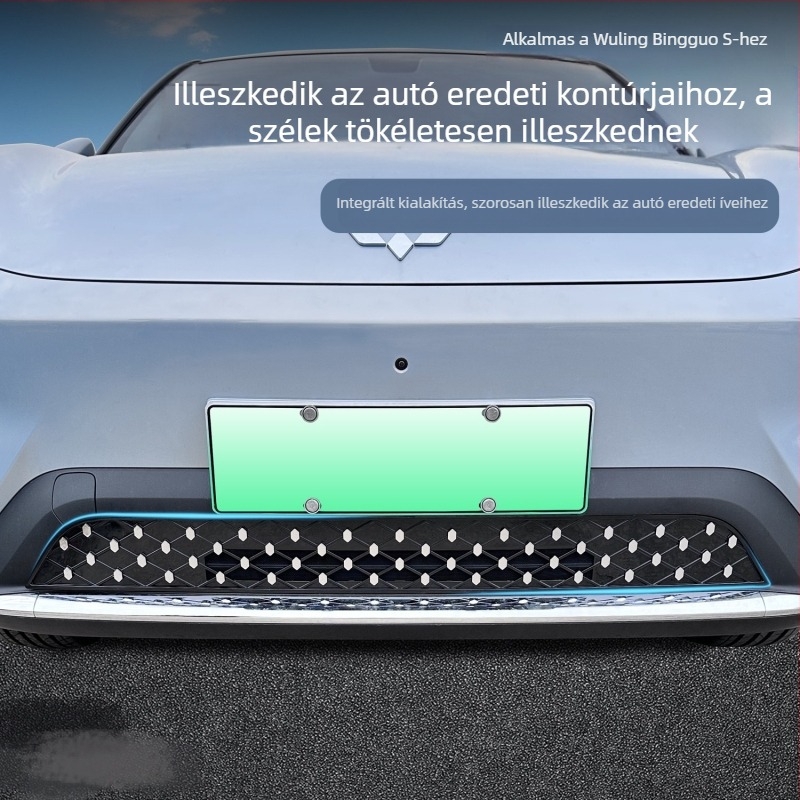 Wuling Bingo S-hez készült autórovarvédő háló, integrált csillagos rácsos védőháló a radiátorhoz
