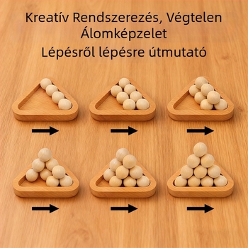 Kongming zár – fa puzzle játék, oktatási célú, 7–14 éveseknek, testreszabott minták