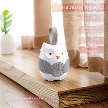 Baba altató zenélő kiságy-mobil bagoly és koala motívumokkal, ABS anyag, testreszabható, japán–koreai stílus, ajándékba kész