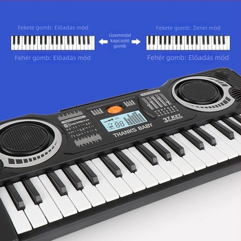 Baba elektronikus billentyűzet (Márka: Bellyfish Toys; Anyag: Műanyag; Korosztály: 0–3 év; Kategória: Elektronikus orgona)