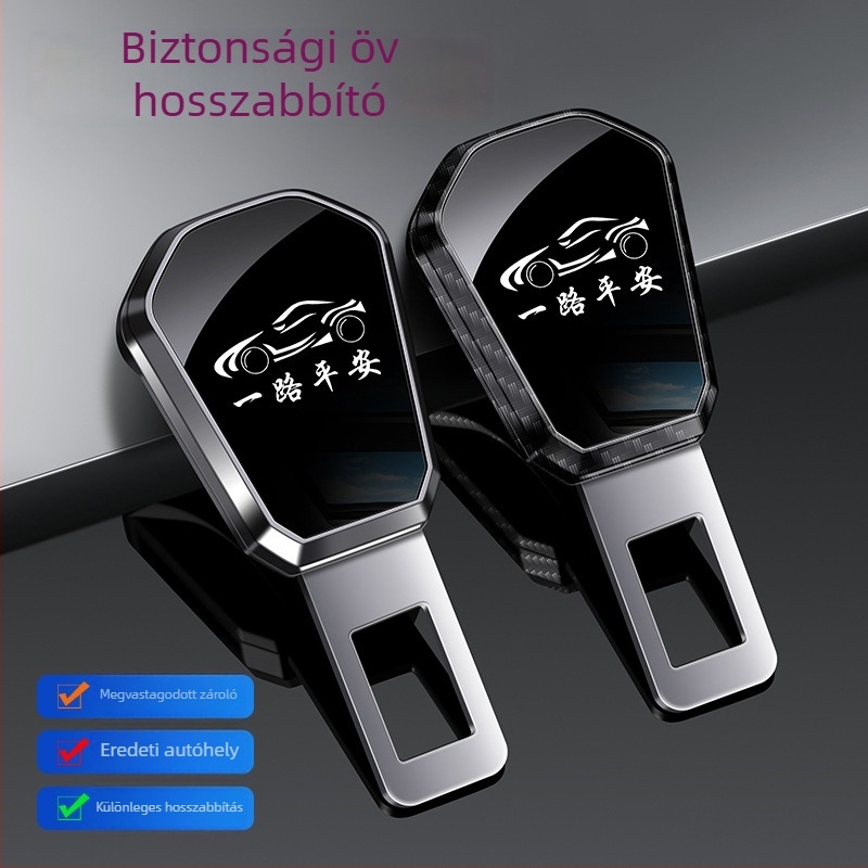 Autóbiztonsági öv hosszabbító – univerzális, ABS elektroplakált + fém, modell 356, logónyomtatás lehetséges, testreszabható