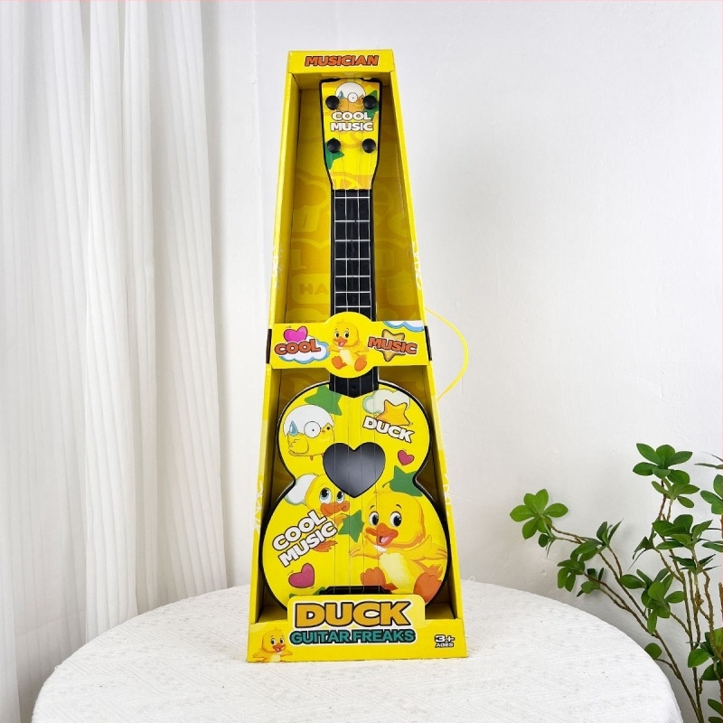 Gyerekeknek szánt kacsás ukulele-játék – műanyagból, Chenghai, Guangdong eredetű, 7–14 évesek számára
