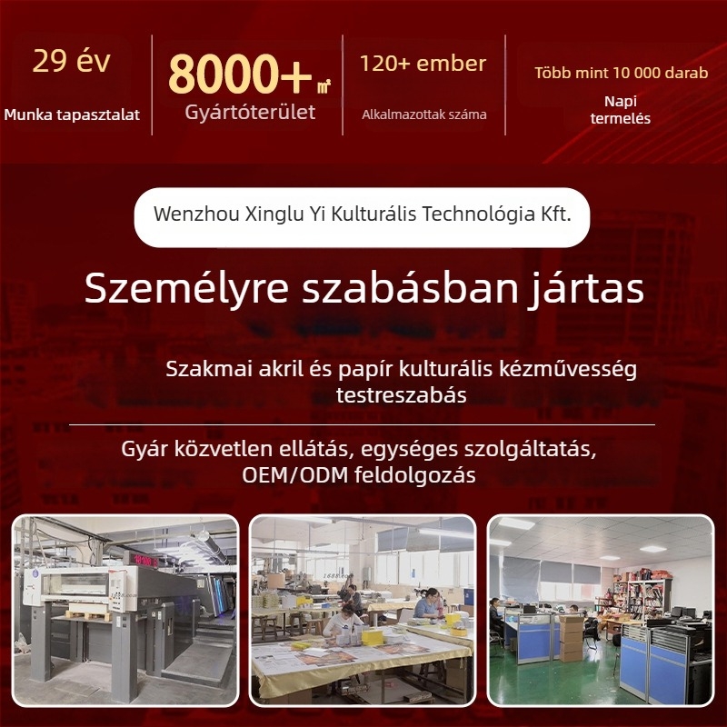 Akril karácsonyi zenei doboz — Személyre szabható DIY forgó készlet, Karikatúra stílus, Louis Márka, Logónyomás lehetséges