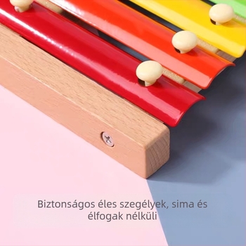 Fa babak xilofon nyolc hanggal – 0–3 éveseknek, korai oktatási játék, elősegíti a szellemi fejlődést, a finommotorikát, az érzékelést és a hallást