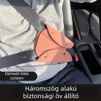 Gyakorlati vállpárna az autóbiztonsági övre, testreszabható és logónyomtatás elérhető, modell Safety Belt Triangle Shoulder Pad
