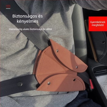 Gyakorlati vállpárna az autóbiztonsági övre, testreszabható és logónyomtatás elérhető, modell Safety Belt Triangle Shoulder Pad