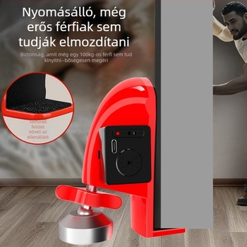 Ajtó stopper LP01 - Fém, felső rögzítés, kézi telepítés, hordozható, 5V, otthon, utazás és hotel számára