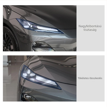 TPU fényszóróvédő fólia, SNBLO 01 modell, nyomtatott logóval testreszabható