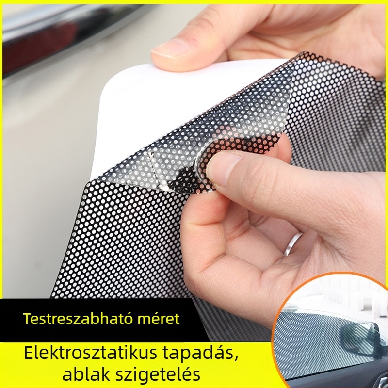 Universalis első szélvédő hálós hőszigetelő film, statikus tapadással, vastag kialakítás