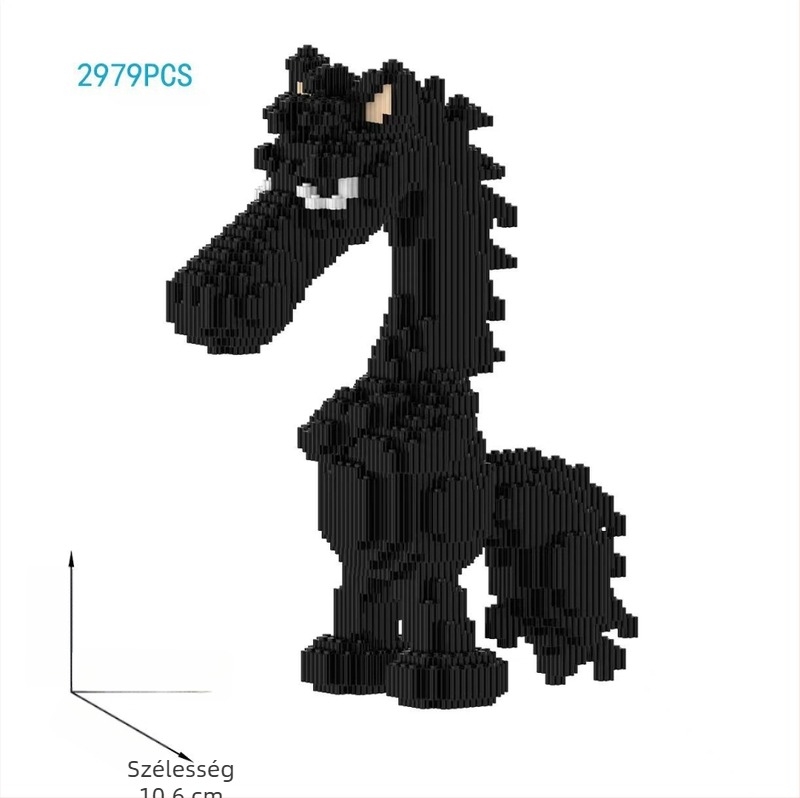 3D Puzzle építőblokkok modell – magas nehézségű DIY műanyag játék 14+
