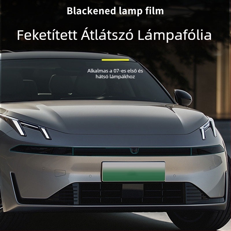 Lingke 07-hez TPU füstölt lámpa védőfilm, átlátszó színváltó fólia, karcolásálló