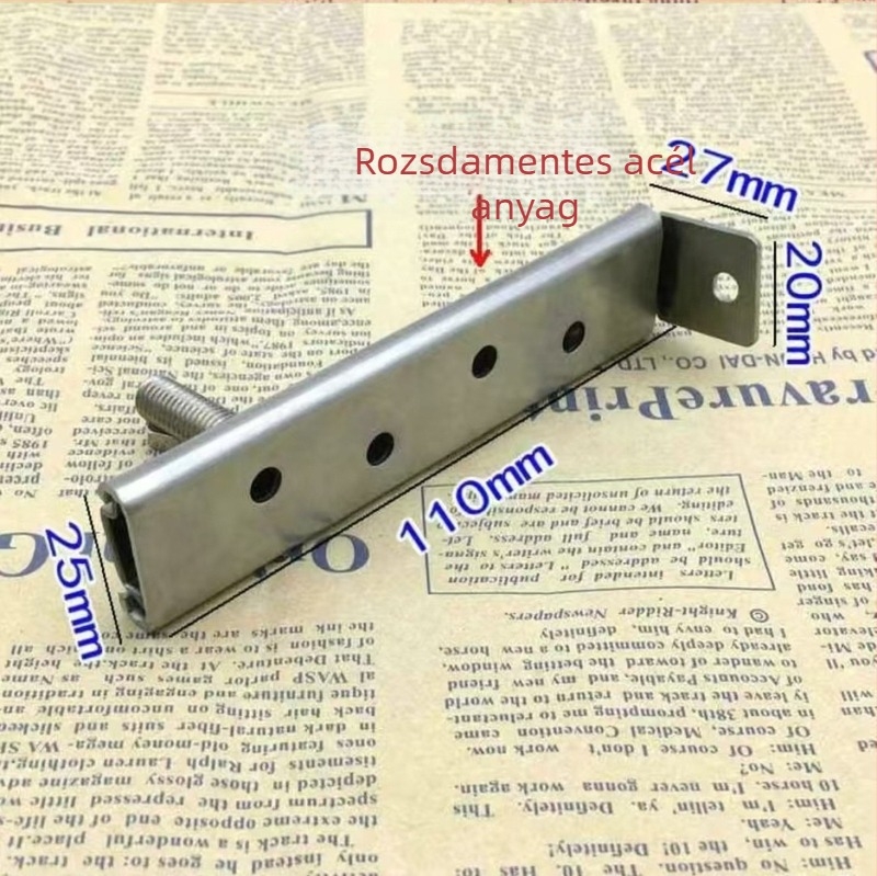 Fából készült ajtó görgő készlet, 8 görgő, 201-es rozsdamentes acél, bliszteres csomagolás kiegészítőkkel, könnyű szerelés, zajtalan és sima működés