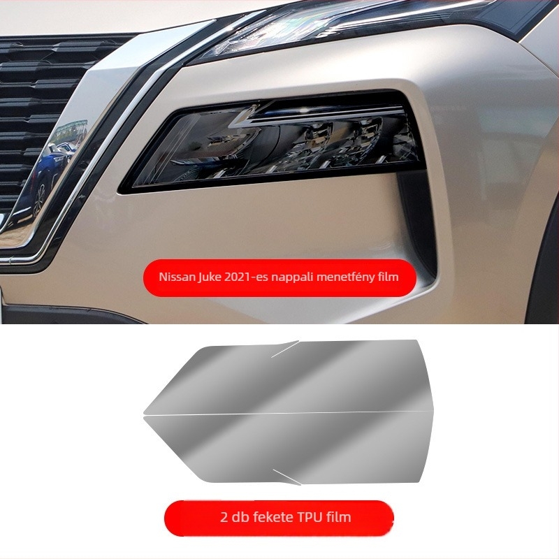 TPU átlátszó védőfilm Nissan X-Trail 2021-es modellhez – elülső és hátsó lámpák védelme, testreszabható kivitelezés