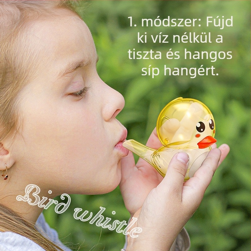Domineering műanyag síp gyermekek számára — átlátszó, szájizmok edzésére és madárhívás tanulására, kreatív oktató játék