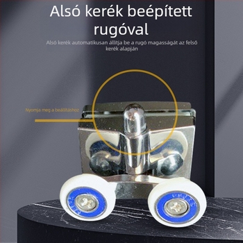 Üveg csúszóajtó görgő zuhanyzókabinhoz — hardver kiegészítők, kisméretű és közepes méretű