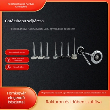 Kétcsapágyas acél görgő garázsajtóhoz, 2 hüvelykes