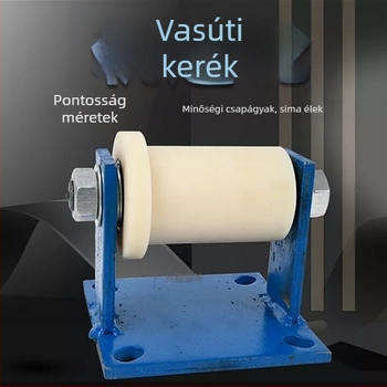 T alakú egyoldalas nylonsín kerék vonatokhoz, metróhoz és vasúti pályákhoz; anyag: nylon; testreszabott modell; gyártás igény szerint