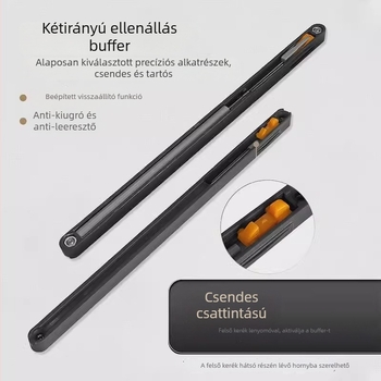 Szellemajtó hardver trackless csúszóajtókhoz — alumíniumötvözet, 80 kg teherbírás, modern stílus