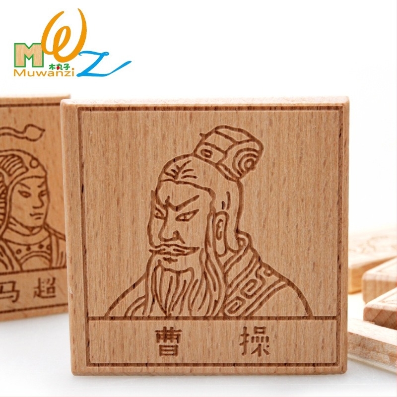 Kong Ming zár/Luban zár – fa agy puzzle gyerekeknek 4–6 évesek, színes dobozban