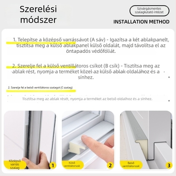 Ablak tömítés – hangszigetelő, szélálló és porálló, modern egyszerű stílus, Modell: Egyéb