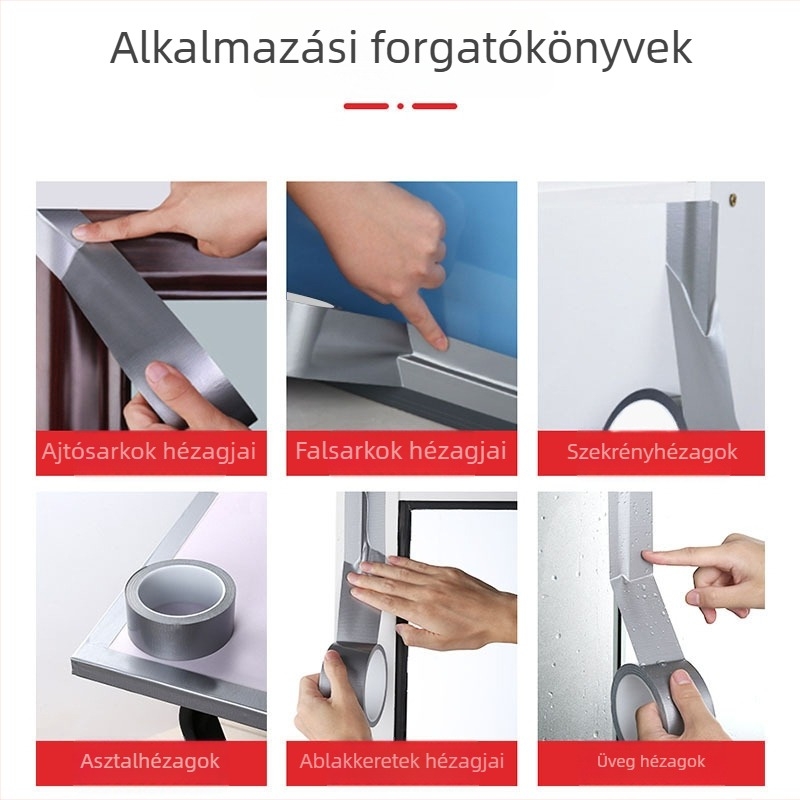 Ajtó- és ablakok szélvédő tömítő szalag — vízálló tömítés téli szigeteléshez