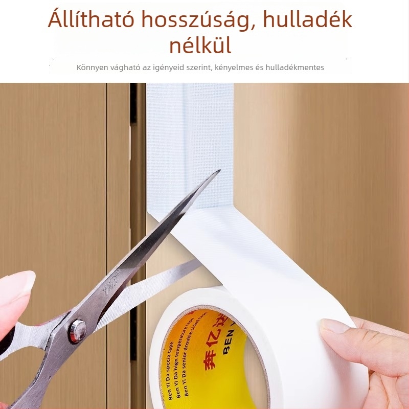 Szélvédő öntapadós szalag ablakokhoz - kopásálló, vízálló, szigetelés - Modell 2005, Termékszám: 200u, Alkalmazás: ablak