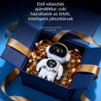 Asztali AI társrobot gyerekeknek LCD kijelzővel, hangfelismeréssel, Wi‑Fi-vel és mobilalkalmazással – érzelmi interakció