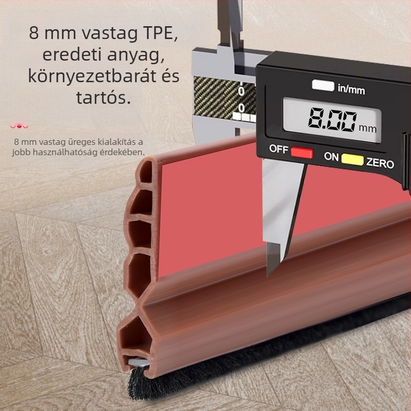 Ajtónyílás-tömítő szalag, vastag hangszigeteléssel, vízálló, anti-szúnyog, hőálló, szélálló, hőszigetelő szalag ajtókhoz és ablakokhoz