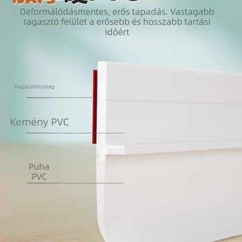 Ajtó- és ablak tömítőcsík | Gumi, L-alakú keresztmetszet, időjárásálló tömítés (Anyag: gumi; Keresztmetszet: L-alakú; Alkalmazás: ajtók és ablakok; Működési hőmérséklet: 50°C-ig)