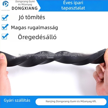 Hab EPDM habosított gumicsík elosztó szekrényekhez; kopásálló; vízálló tömítés; időjárásálló tömítés; anyag: EPDM; alkalmazások: szekrények, gépek, elektromos készülékek