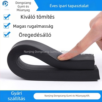 Hab EPDM habosított gumicsík elosztó szekrényekhez; kopásálló; vízálló tömítés; időjárásálló tömítés; anyag: EPDM; alkalmazások: szekrények, gépek, elektromos készülékek