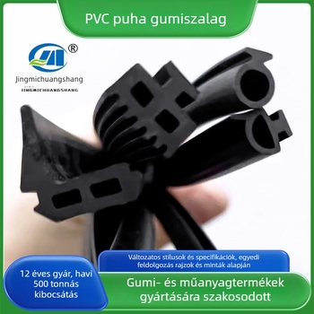 Ajtók és ablakok tömítőszalagja szilikonból és puha gumiból, hangszigetelés, ütésállóság, porvédő
