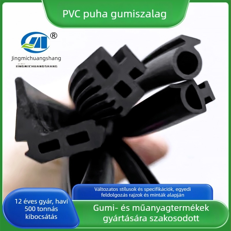 Ajtók és ablakok tömítőszalagja szilikonból és puha gumiból, hangszigetelés, ütésállóság, porvédő