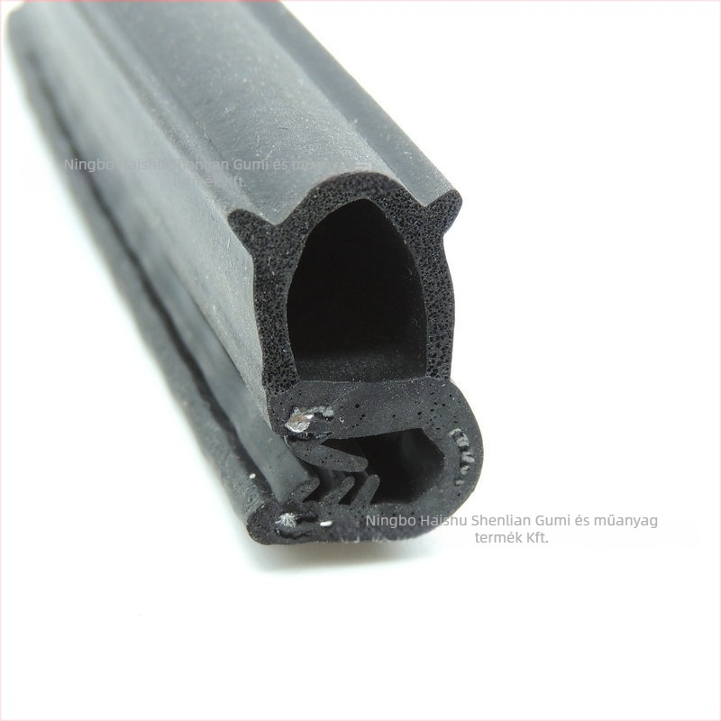 Szekrényekhez és ajtókhoz tömítőcsík, EPDM, modell 69651, hőálló, Shenlian márka