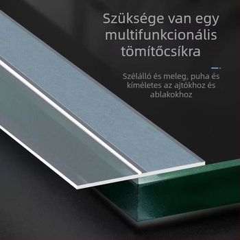 3M többfunkciós gumitömítő szalag, önragasztó, szélálló, hő- és hangszigetelő, ajtókhoz, hűtőajtókhoz, ajtónyílásokhoz és az ajtó alsó részéhez