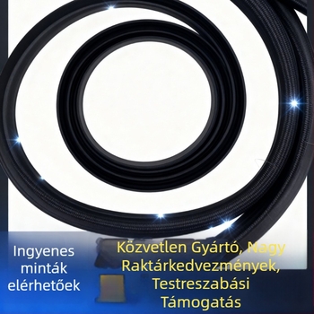 Sütőajtó szigetelő csík, természetes gumi, magas hőmérsékleti ellenállás, kopás- és korrózióállóság, olaj- és vízálló, tűz- és füst elleni szigetelés